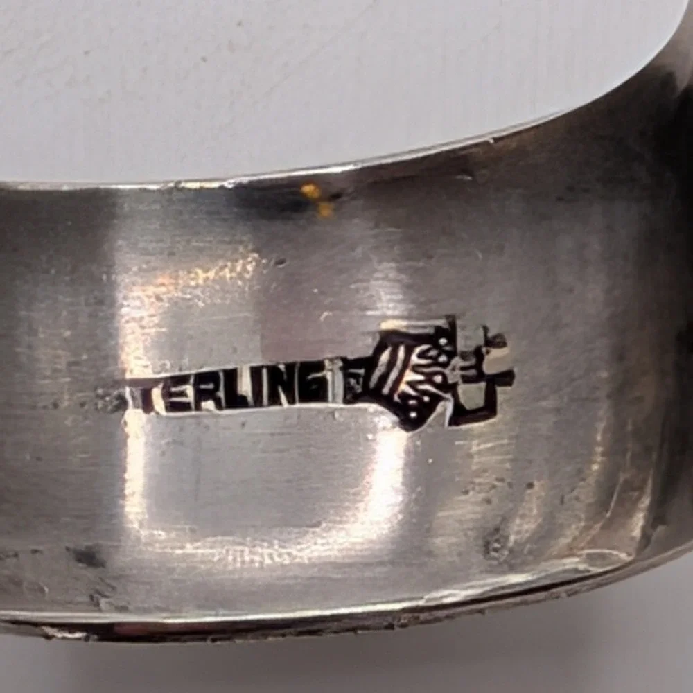 Vtg Sterling Silver Sugar Bonbon Tongs Hammered Shield Claw Small 3.5in 18g